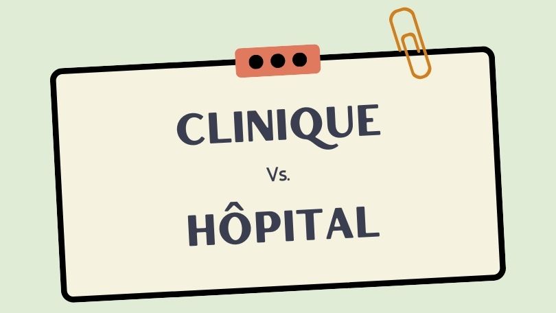 Quelle est la difference entre clinique et hopital