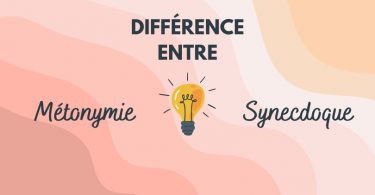 Quelle est la difference entre metonymie et synecdoque